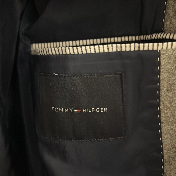 Tommy Hilfiger Trim Fit Overcoat - Picture 11 of 12